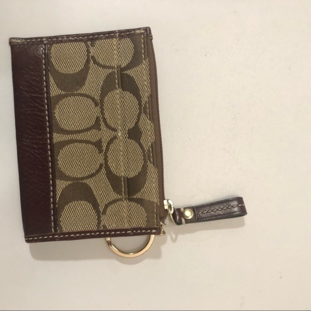 Coach mini keyring holder wallet - Picture 3 of 9